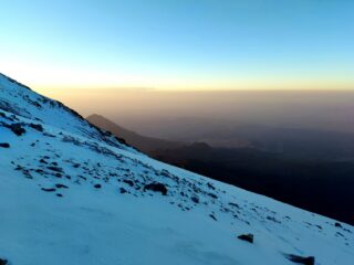 Wschód słońca na Górze Ararat w Turcji