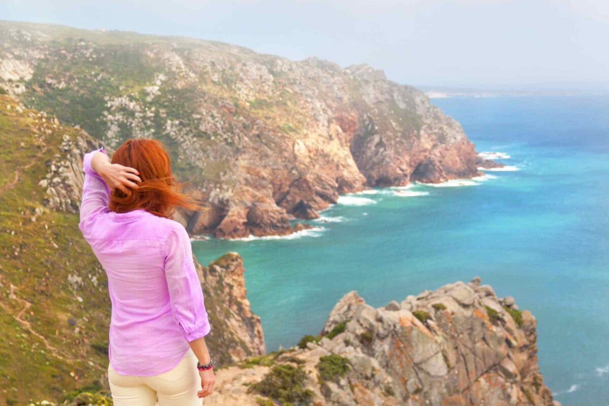 Cabo da Roca w Portugalii – najbardziej na zachód wysunięty punkt Europy