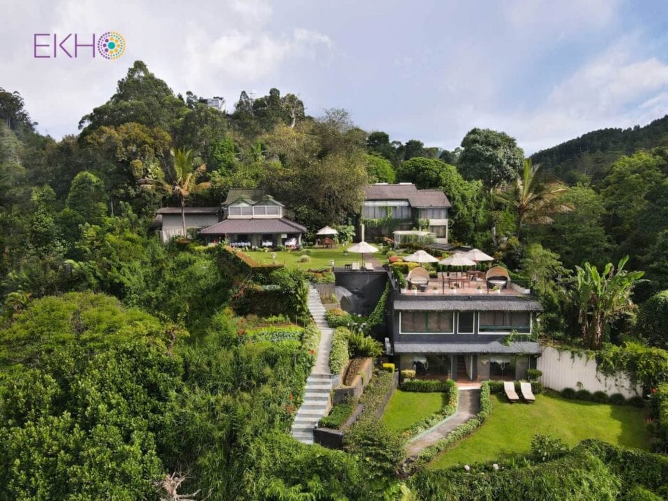 Hotel Echo Ella z widokiem na góry Sri Lanki