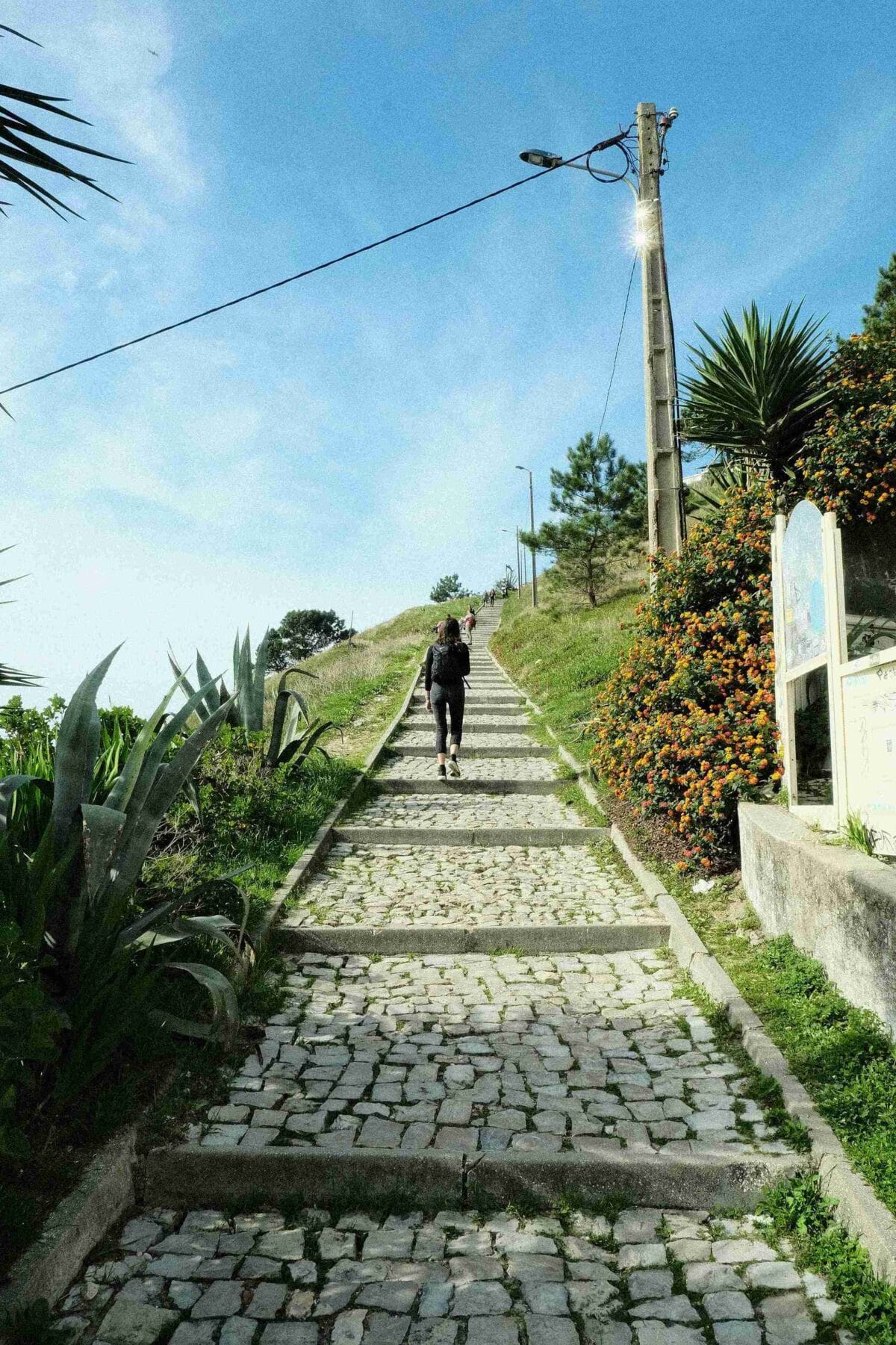 Spacer po Nazaré w Portugalii – tradycyjna zabudowa miasteczka